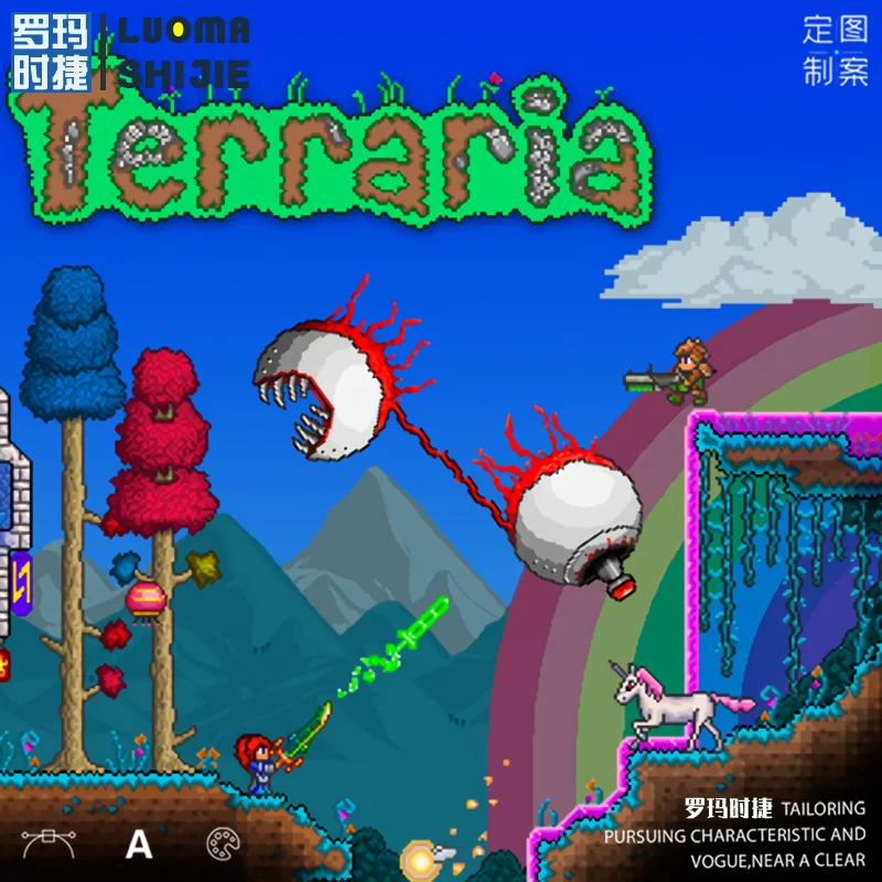 Свитер Мужчины Tide INS Steam Steam Главная консоль Песочница игра Terraria Terraria 100% хлопок Sweekee Мужчины