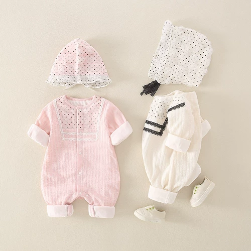 Детский демисезонный милый лонгслив для выхода на улицу для девочек для новорожденных, осенний, 1-3 мес.