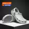 JDOV Crocs nam mùa hè chống trơn trượt và chống mùi hôi đa năng đế mềm đi biển giày bếp ngoài trời ngón chân-mũi dép xăng đan 