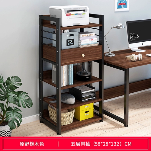 Многослойная книжная полка, настольный простой книжный шкаф для спальни, система хранения