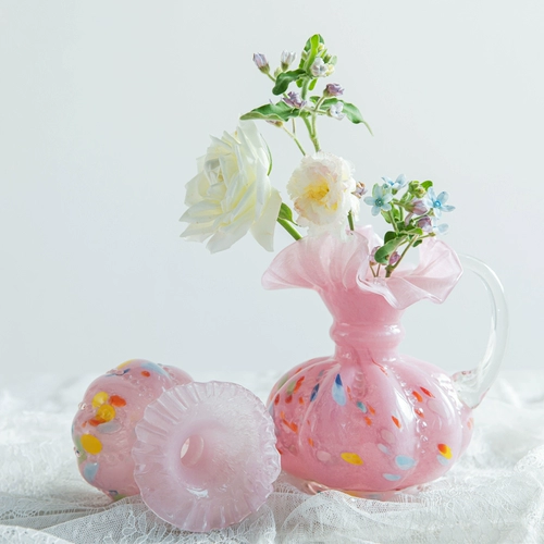 Ретро середина ancient Fanton Glased Vase Vase High -Level Sense Creative Indoor Food Desktop Living Room Расположение цветочные украшения декоративные украшения