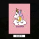 Потягивание жемчужина наполовину меньшую модель Unicorn Y