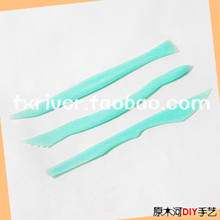 taobao agent Plastic knife for elementary school students, tools set handmade, ultra light clay, ceramics, 3 piece set