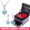 [Blue Diamond] 925 Silver Earring Necklace Set+Rose Gift Box