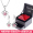 [Pink Diamond] 925 Silver Earrings Pair+[Pink Diamond] Same Necklace+Rose Gift Box