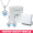 [Blue Diamond] 925 Silver Earrings Pair+[Blue Diamond] Same Necklace+Exquisite Gift Box