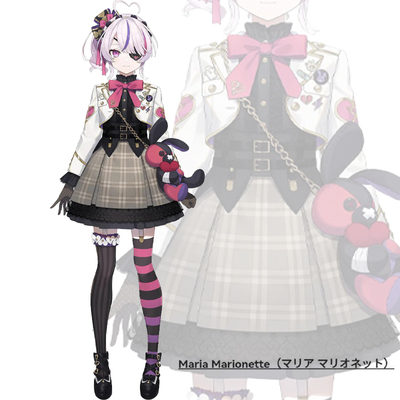 taobao agent Maria Rainbow Society Marionette Cos Virtual Six Phase 6 Luxiem Cosplay Female Clothing