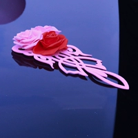 Дисквирование цветов (единственный розовый)