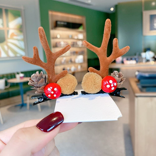 Рождественские детские шпильки для волос, ободок, заколка для волос, милый аксессуар для волос