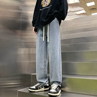 K693 светло -голубой (свободная талия)