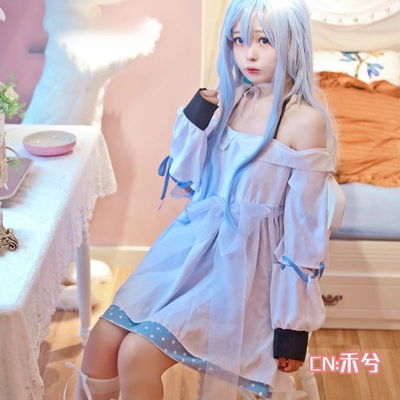 taobao agent Spot virtual anchor VTuber Angel Spicy Rabbit Angel Rabbit VTB COS Female Chiffon Skirt