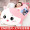 Puppy Cat Cute Powder. Customized Image and Text Style