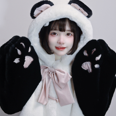 taobao agent Velvet genuine cute demi-season quilted jacket, Lolita style