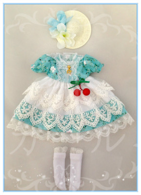 taobao agent Spot 2 sets of free shipping] BJD doll clothes 6 points and 4 points of dress Holala1/6 version of the Mori Baby Baby cloth 3 points