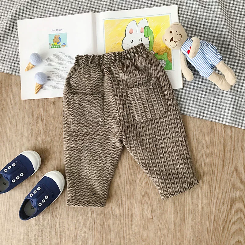 Children's keep warm autumn trousers