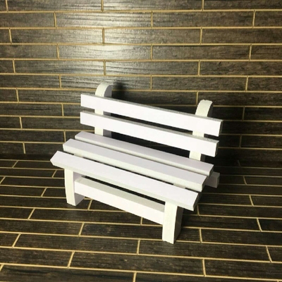 taobao agent Shooting props jewelry photography background decoration mini white park chair wooden small chair S001