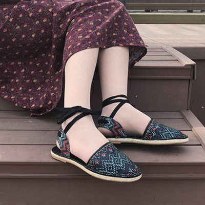 taobao agent Breathable cloth non-slip belt, sandals, 2020, soft sole