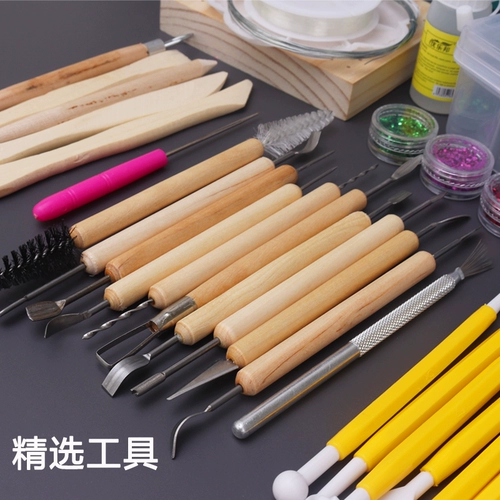 Сверхлегкая глина, аксессуары, комплект, фигурка, набор инструментов ручной работы, DIY