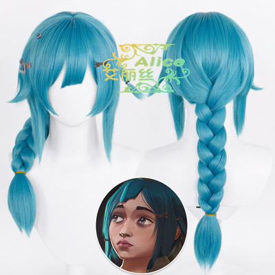 taobao agent The Battle of Alice Heroes Double City, Children's Children/Snile Cos wig Silicon Simulation Scalp