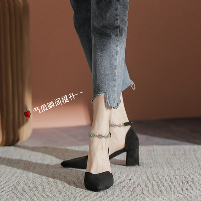 taobao agent Sandals, footwear, summer suitable with a skirt high heels, french style