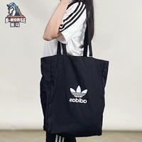 Adidas, шоппер, летняя черная сумка на одно плечо для отдыха