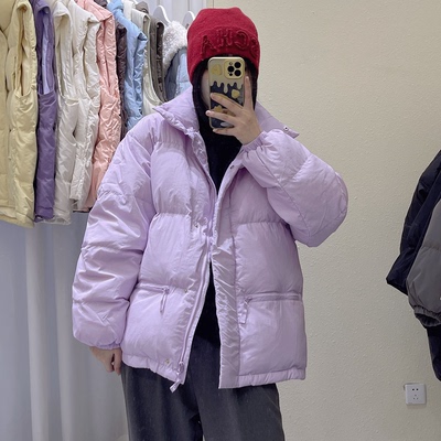 taobao agent Winter short down jacket, warm jeans, 2022, plus size