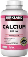 Американская покупка Kirkland Signature Calcium, 600 мг+D3, 500-й счет