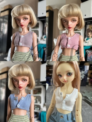 taobao agent MVS daily BJD pit small vest short 4 points in stock