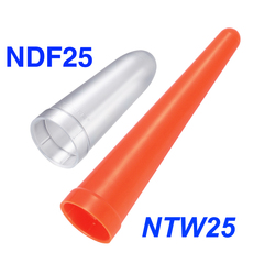 Плафон nitecore 25.4mm ndf25半透明柔光罩/ntw25橘色指挥棒