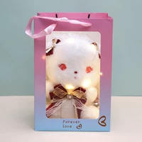 Красная льняная сумка, коробка, упаковка, с драгоценным камнем