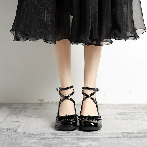 Обувь для принцессы на высоком каблуке, ремень, туфли, коллекция 2023