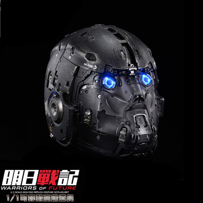 taobao agent Dimension Morning Square Morsstorm Tomorrow War Job helmet 1/1 can wearable mask light -emitting COS science fiction props