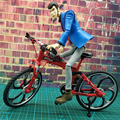 taobao agent Doll, children's bicycle, mountain minifigure, 6 inches, soldier, 1/12, SHF