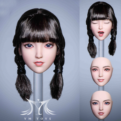 taobao agent 1/6 trend soldiers accessories YMTOYS can be replaced with beautiful girl head carving can be equipped with 12 -inch TBL body model pH