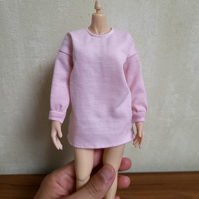 taobao agent T-shirt, long-sleeve, women's doll, clothing, scale 1:6, soldier, long sleeve