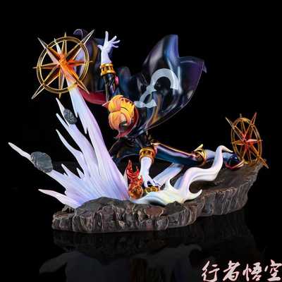 taobao agent MH buckwheat mask combat service Jerma 66 Sanji POP hand -made model PZ scene floor base platform accessories WA