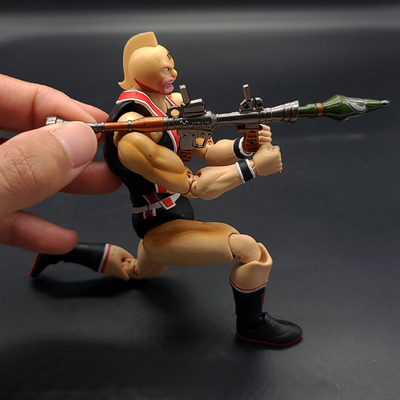 taobao agent Weapon, rocket, movable minifigure, scale 1:12, soldier, SHF, 6 inches