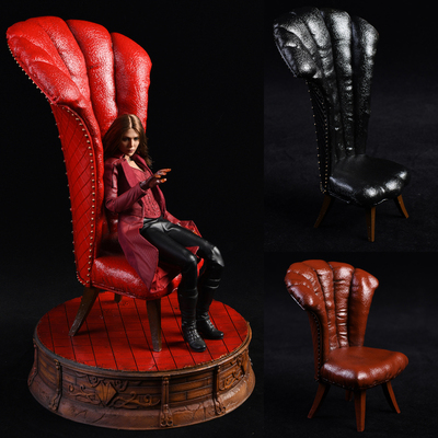 taobao agent 1/6 points of soldiers scene accessories BJD European queen high -back sofa 12 -inch small cloth body model baby house furniture