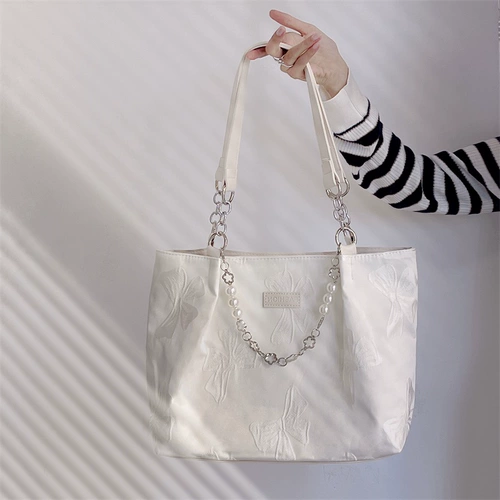 Вместительная и большая цепь, шоппер, сумка на одно плечо, коллекция 2022, премиум класс