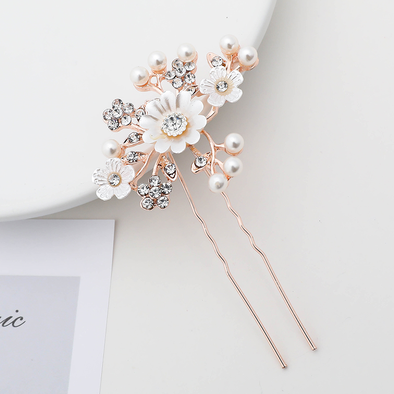 Pearl petals-gold (one)