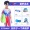 One piece Sailor swimsuit+cap+goggles+armband+backpack