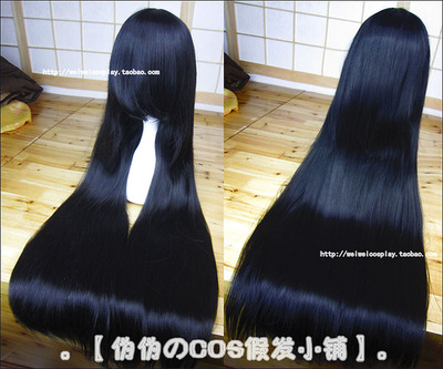 taobao agent [Pseudo -pseudo cos wig] Universal black sky feathers cut Yan Mo love Xiaomei flame cosplay wigs