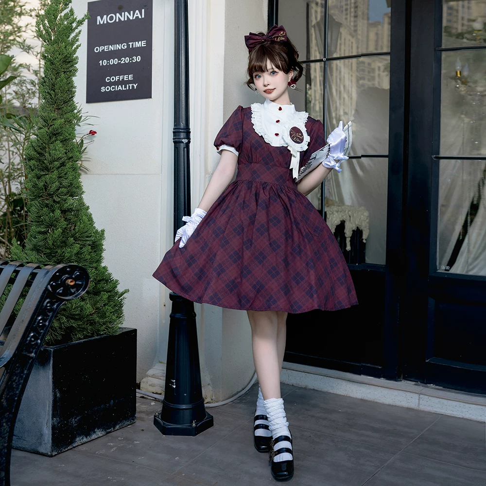 pink настоящее платье, стиль Lolita