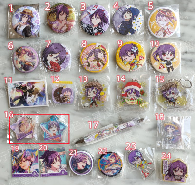 taobao agent Setada Kaoru Bangdream Bar Badgea Aya Yaki Yayli Pendant Genuine Spot