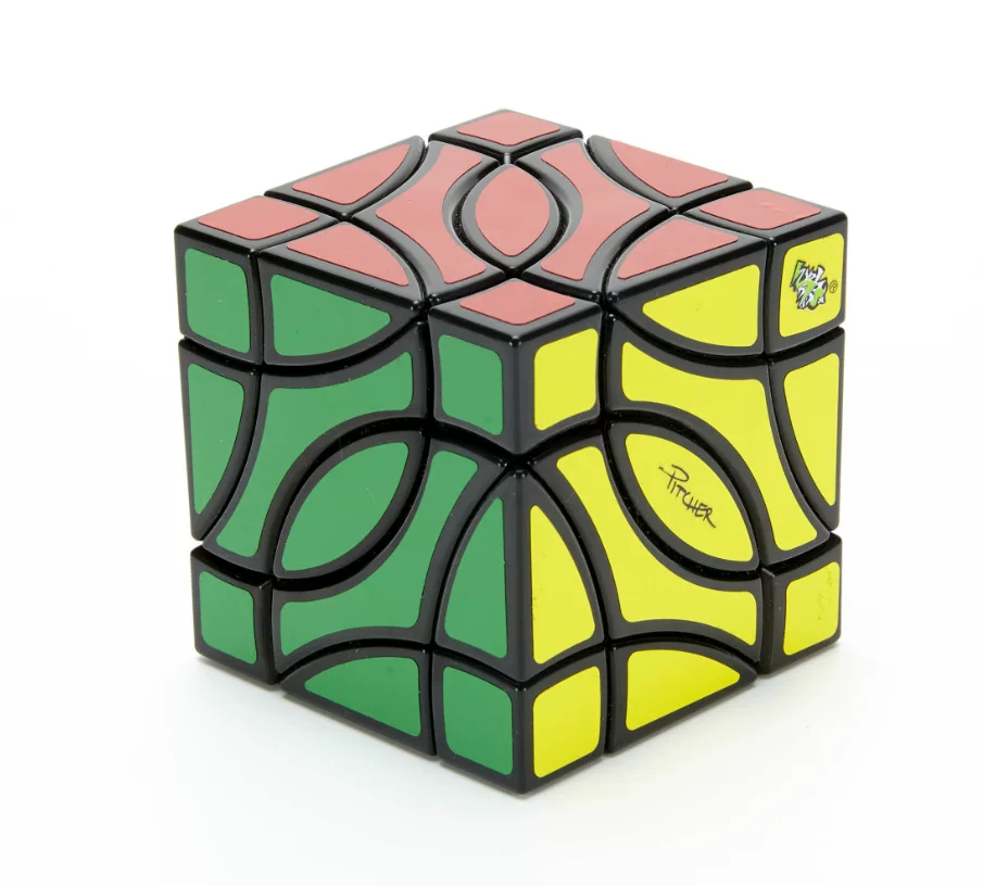 蓝蓝 Black Rubik's cube, children's sticker, smart toy