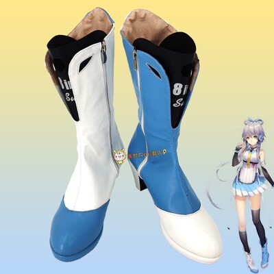 taobao agent Luo Tianyi V4COS shoes customized 0287 anime game character COSPLAY shoes boots to map