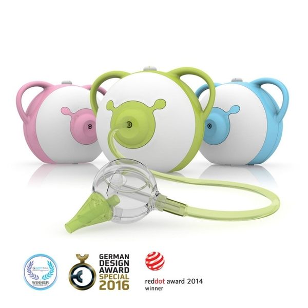 Nosiboo, детский назальный аспиратор для носа для новорожденных для раннего возраста от заложенности носа, Германия, 3 цветов