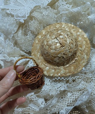taobao agent BJD Rural Wind Grass Hat Sun Hat Hand -lifted Basket 4 points and 6 seminars