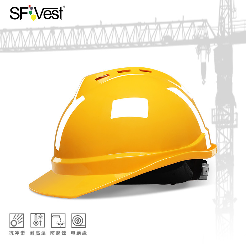 Safety helmet construction site national standard thickened breathable construction engineering elec