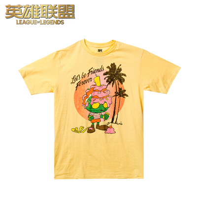 taobao agent League of Legends LOL Tie Dwarger Junk Food T -shirt (Junk Food cooperation) Chinese -sex official genuine